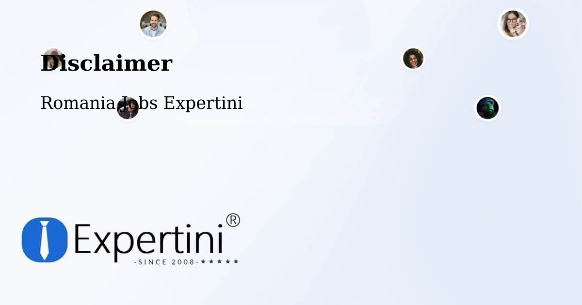 Disclaimer – Beclean - Romania Jobs Expertini